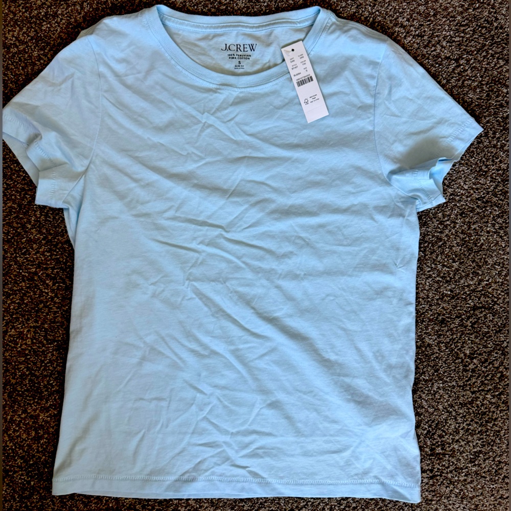 J Crew Pima Cotton Tee Small NWT